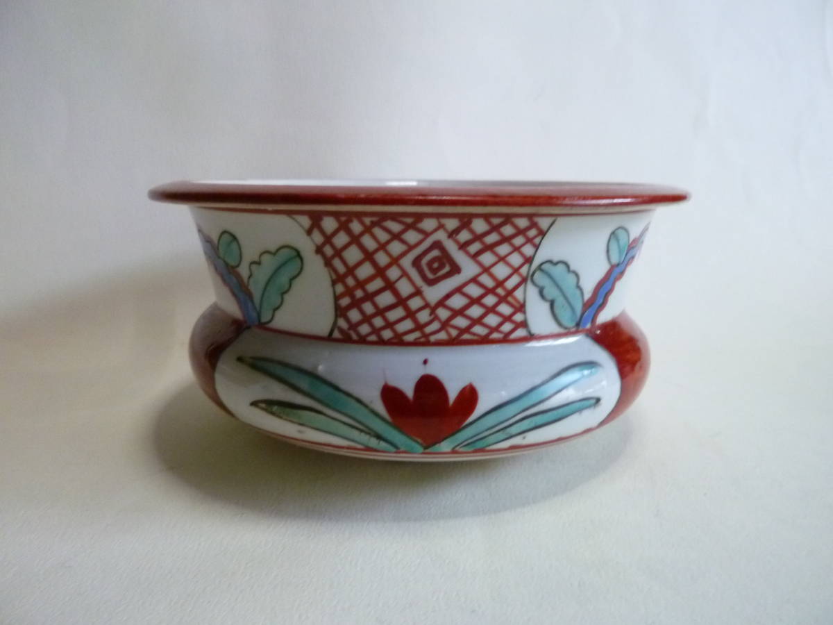初期赤絵☆香炉☆江戸初期（1630年～1640年代） | 青磁香炉