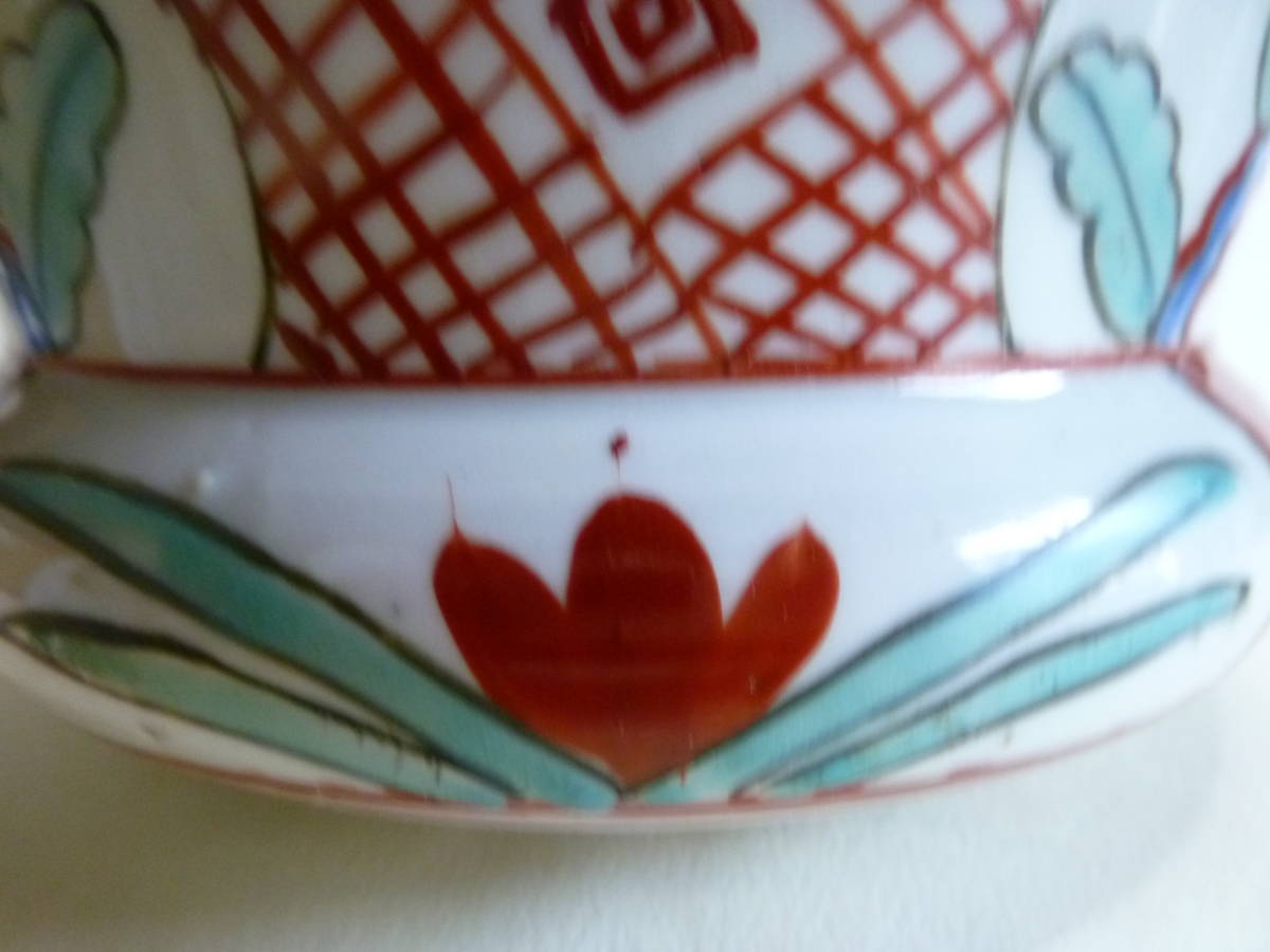 初期赤絵☆香炉☆江戸初期（1630年～1640年代） | 青磁香炉