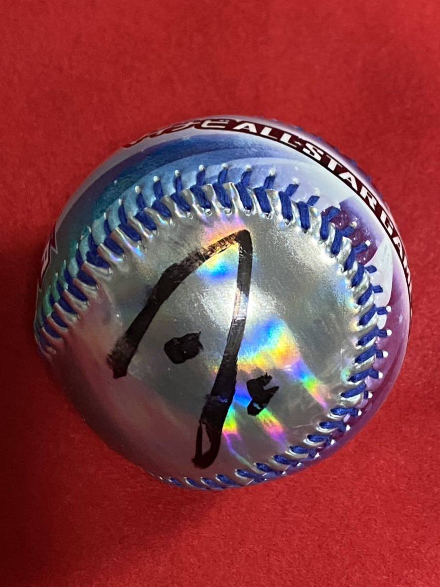 佐藤輝明選手　オールスターゲーム 直筆サインボール 阪神タイガース 阪神 8 佐藤輝明 直筆サイン入り マイナビオールスターゲーム 2023