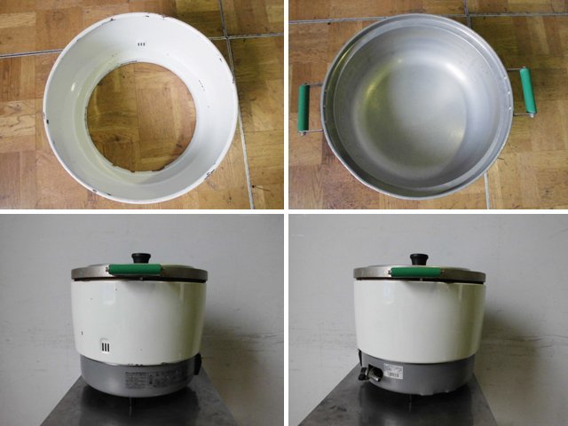 中古厨房 パロマ 業務用 ガス炊飯器 PR-6DSS-1 3升炊き 6L 都市ガス