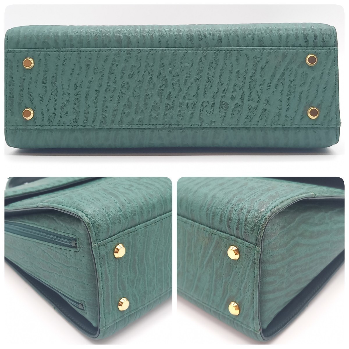 1円 美品 JRA SEAL SKIN シールスキン アザラシ ハンドバッグ 2WAY