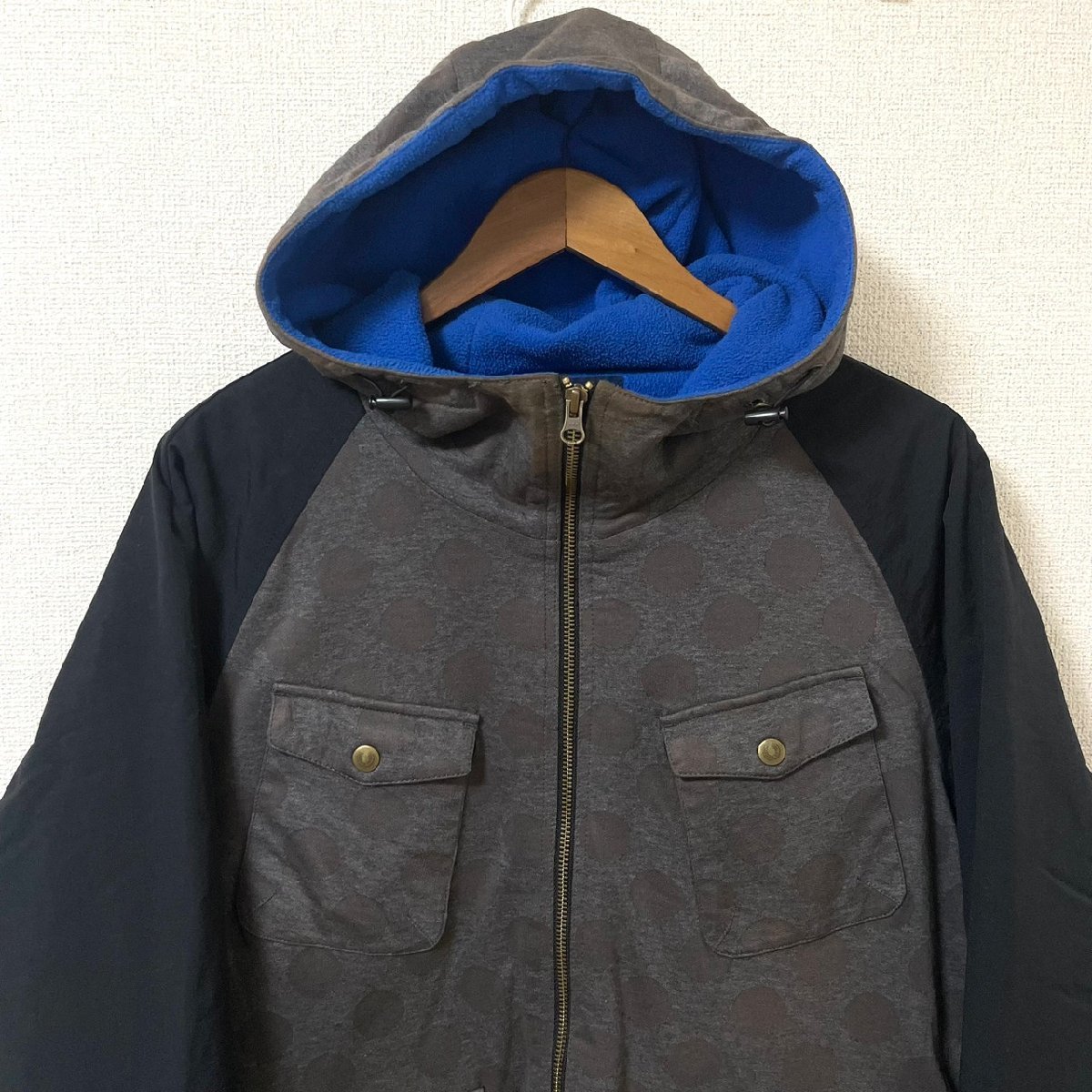 w^)b フレッドペリー マウンテン パーカー ジャケット 裏地 フリース 
