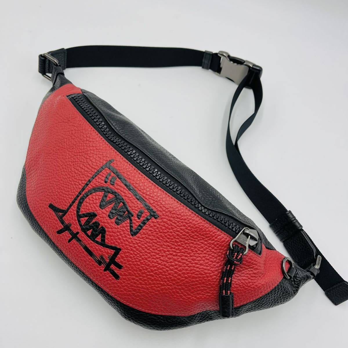 1円《希少 ファッション COACH GUANG YU レキシー コラボ ボディバッグ