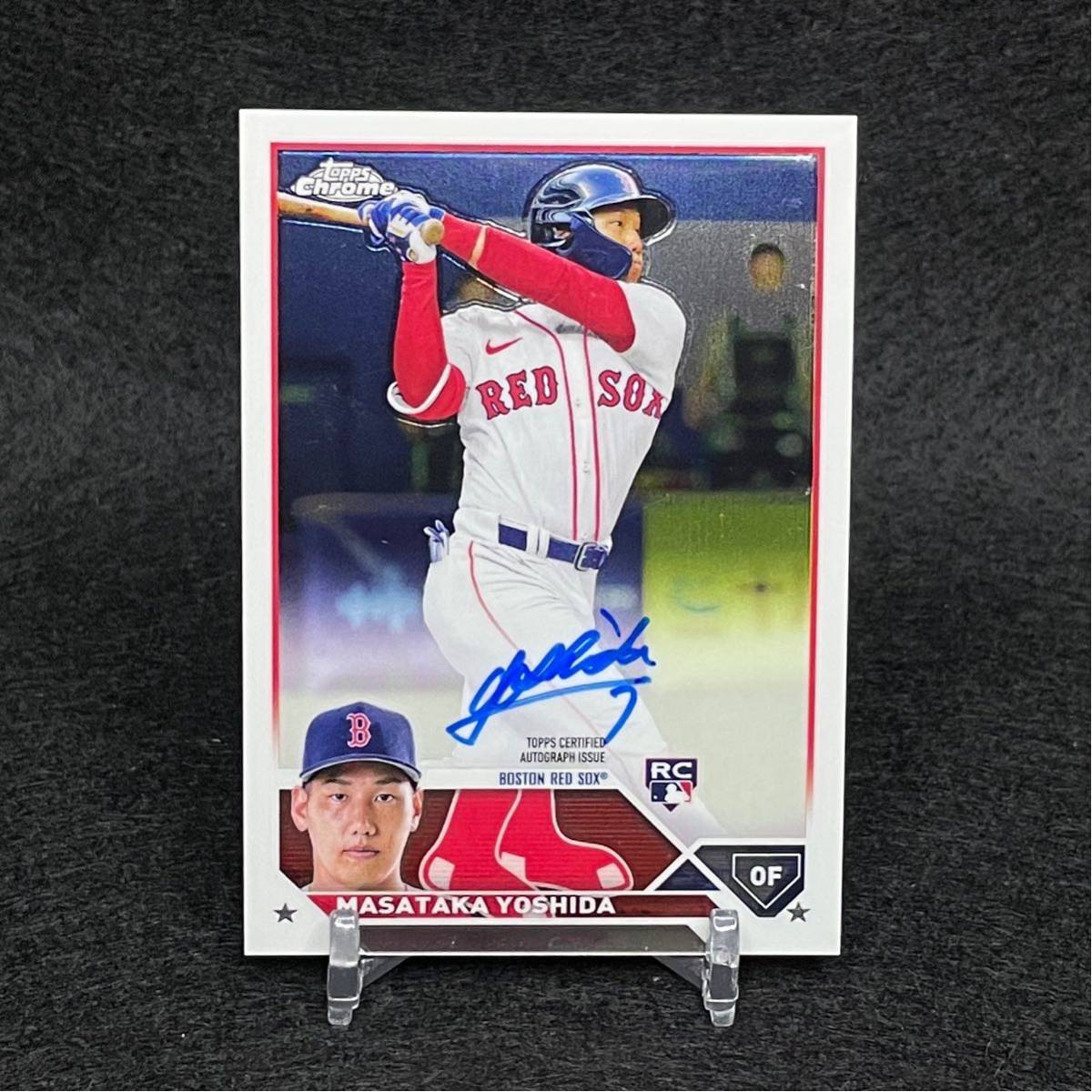 最新】2023 Topps Chrome MLB 吉田正尚 直筆サインカード ルーキー 