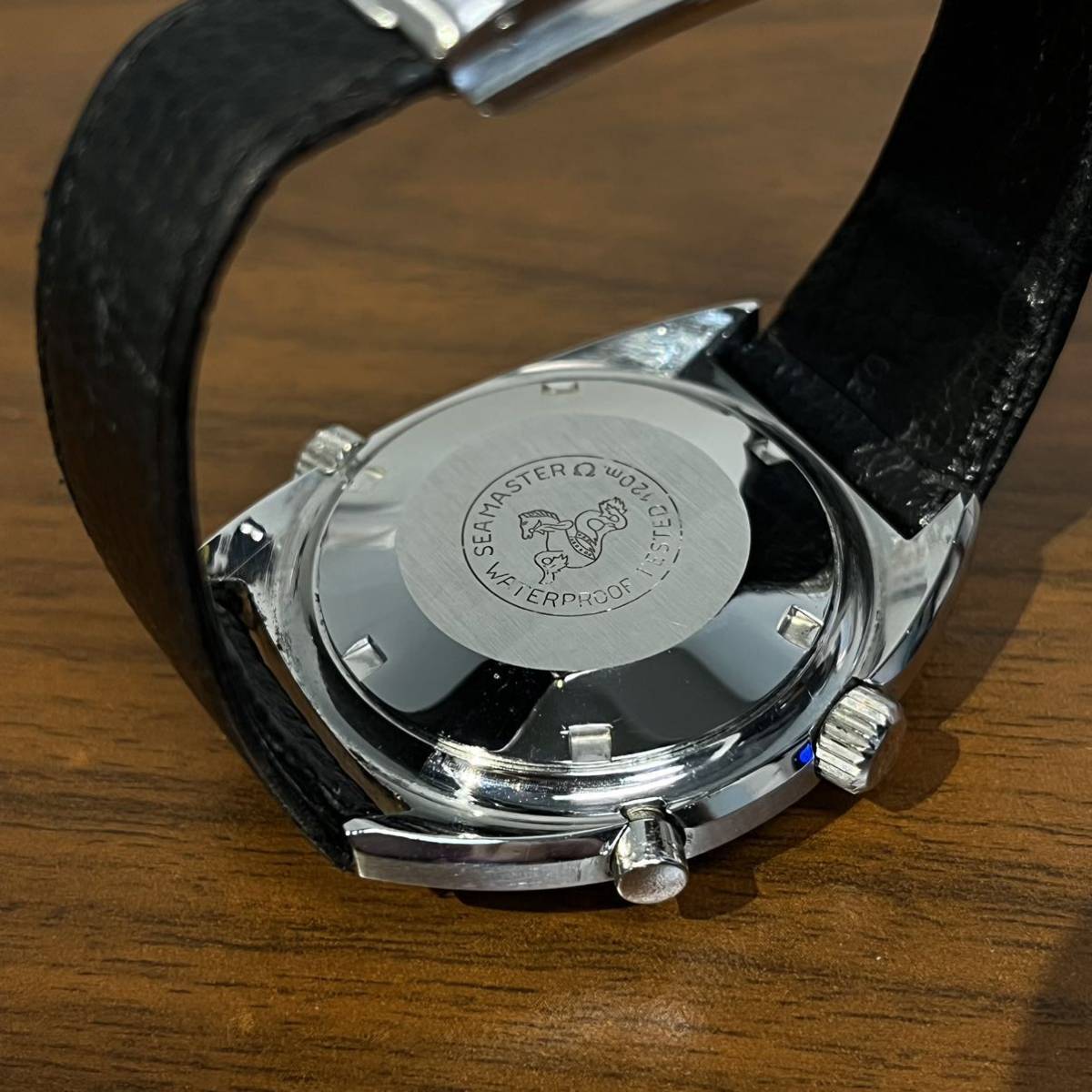 売り切り】希少 OMEGA オメガ シーマスター クロノストップ メンズ 手 