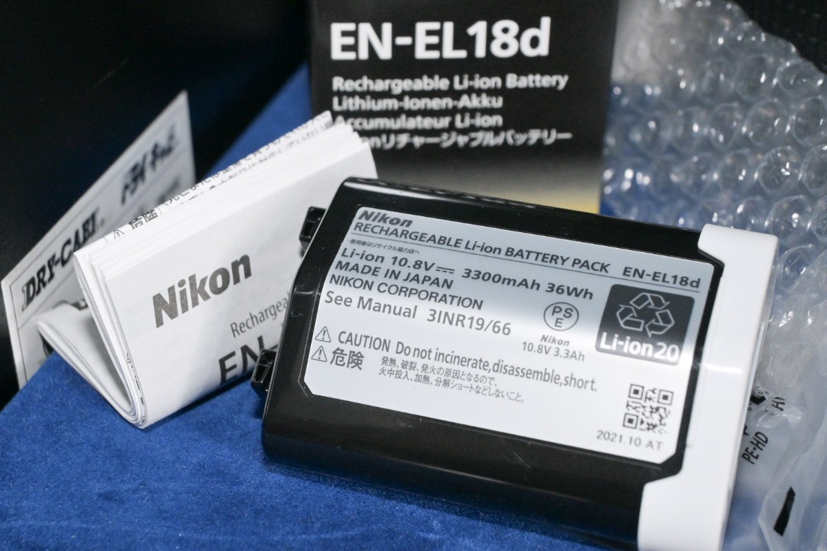 Nikon ニコン EN-EL18d 純正 バッテリー ② 新品同様 防湿庫保管 Z9,D6  