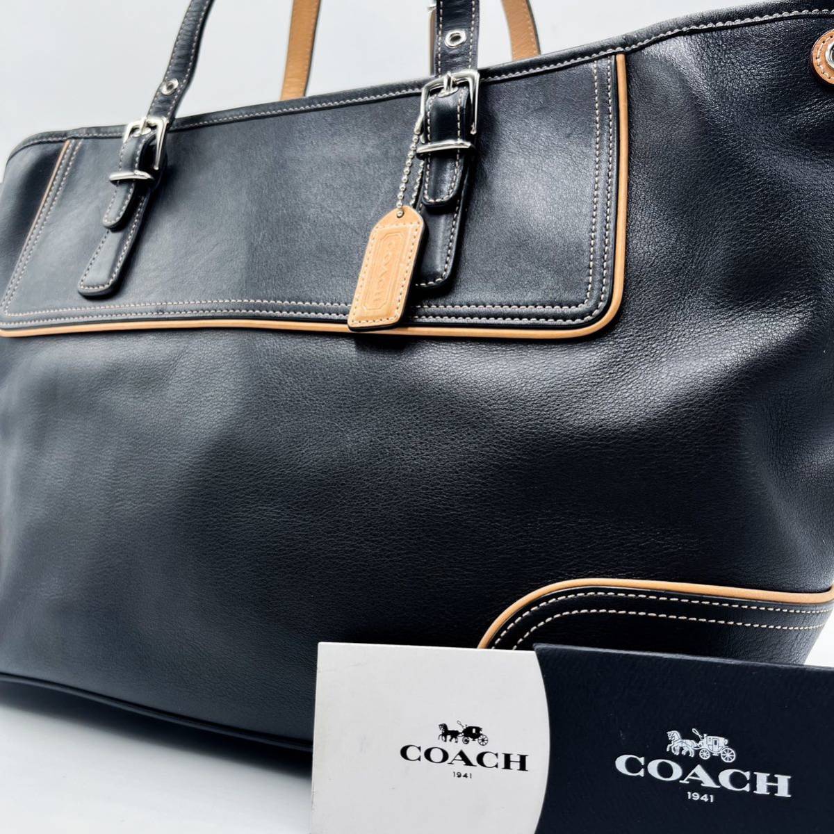 人気，正規品 1円 極 コーチ COACH トートバッグ ビジネスバッグ ブリーフケース レザー 革 ブラック 黒 オレンジ メンズ レディース(トートバッグ)｜売買されたオークション情報、yahooの商品情報をアーカ かばん、バッグ
