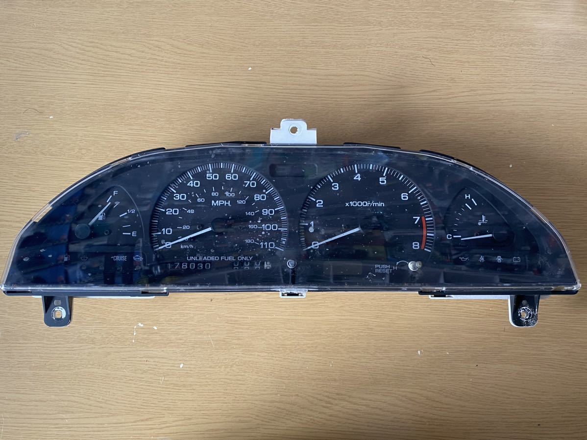 日産 240SX 純正 マイルメーター 180SX シルビア S13 当時物 USDM(計器  