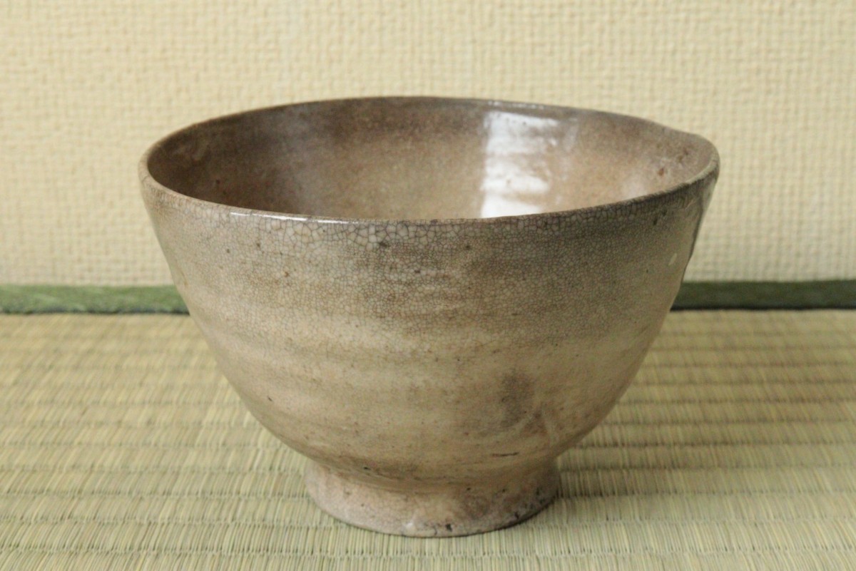 祖父の茶道具 古唐津 奥高麗茶碗 古箱 桃山 江戸初期(茶碗)｜売買され