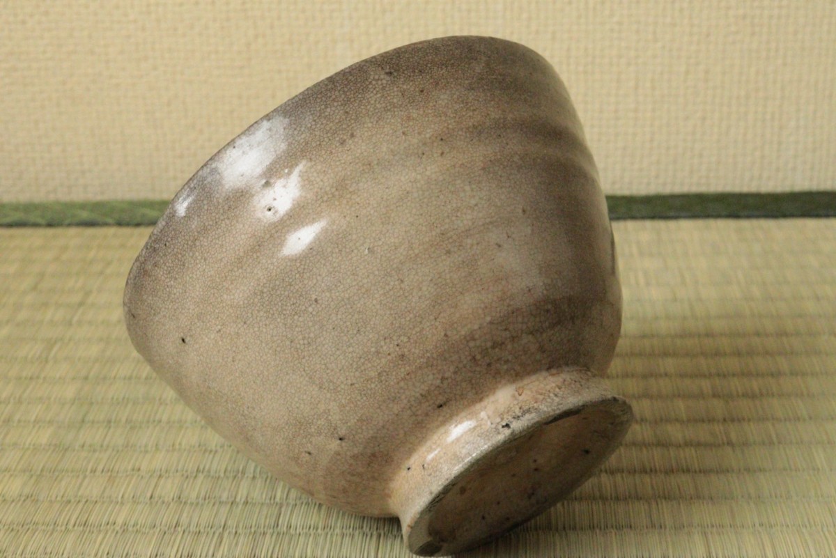 祖父の茶道具 古唐津 奥高麗茶碗 古箱 桃山 江戸初期(茶碗)｜売買され