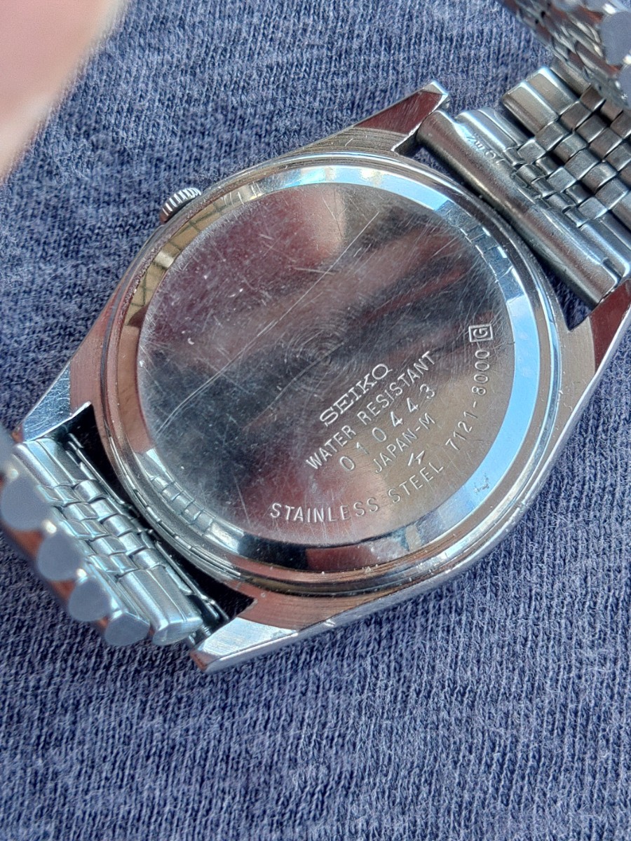 セイコー 1981年製 希少 ヴィンテージ美品⁄稼働]SEIKO SEIKO 電池交換