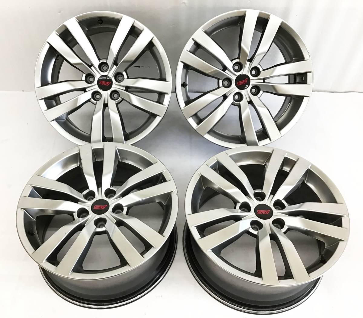 4本セット 18インチ ホイール スバル 純正 18×8.5J 114.3 5H 55 