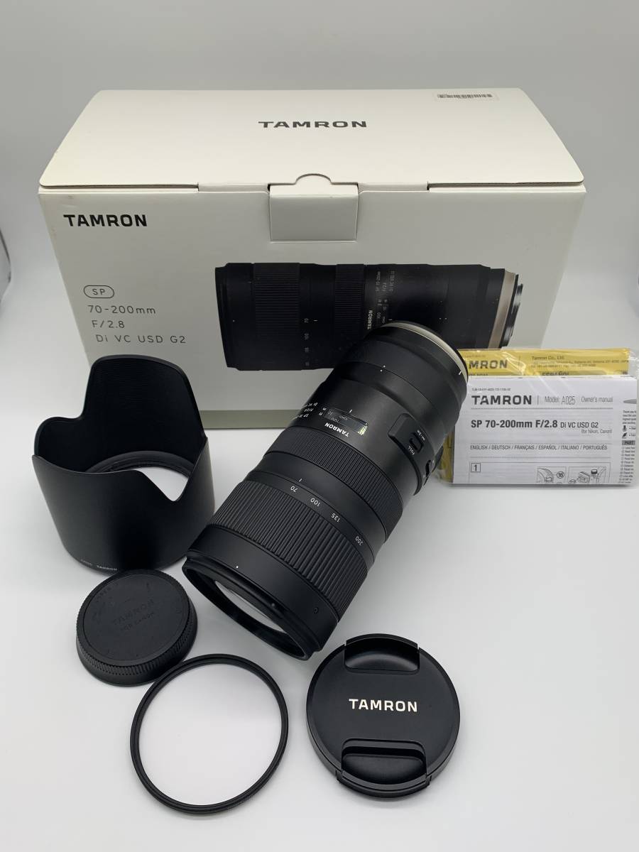 ☆美品【TAMRON】SP 70-200mm F2.8 Di VC USD G2 A025 Canon キャノン用 タムロン 管理番号 : 3005