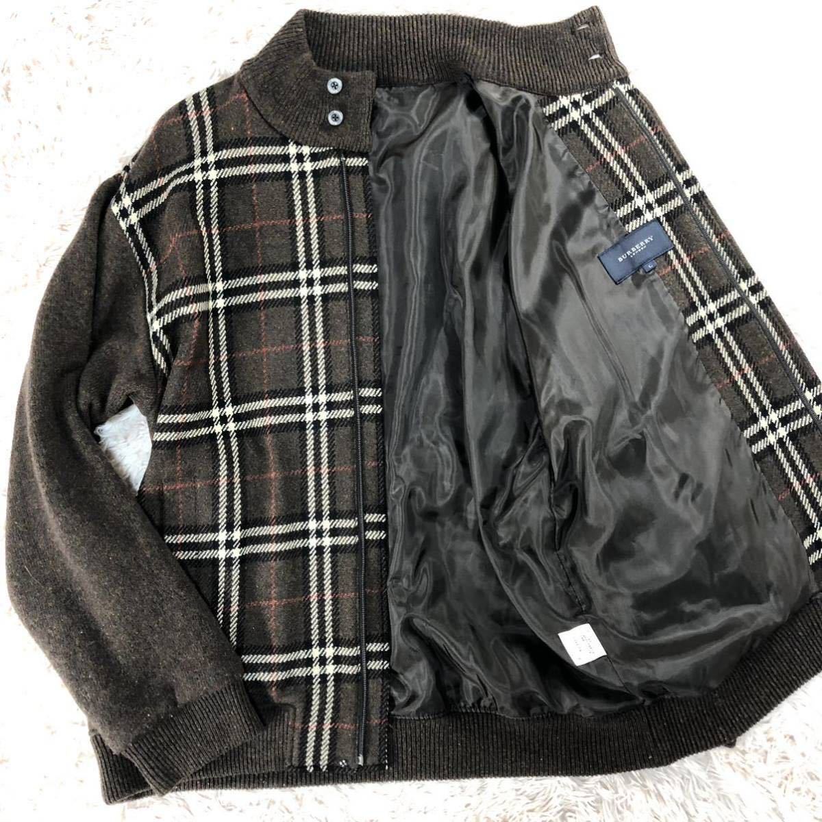 BURBERRY ジャケット ジップブルゾン バーバリー ノバチェック メンズ 