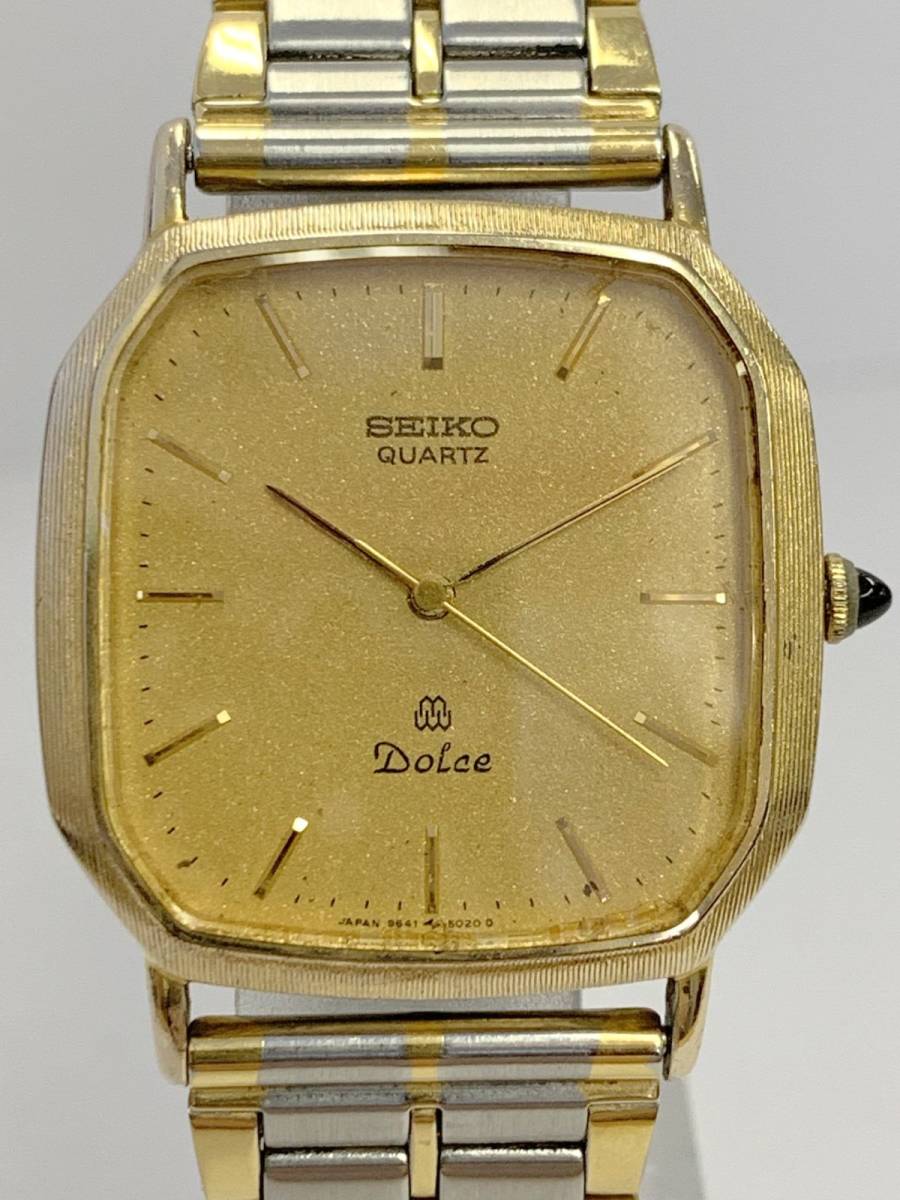G482-SK1-121◎ SEIKO セイコー Dolce ドルチェ 10K SS 9641-5020 