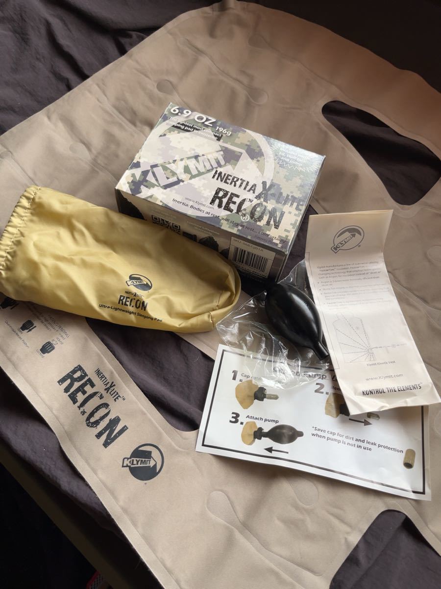 クライミット　X-LITE RECON KLYMIT INERTIA X-LITE RECON ウルトラライト弾丸縦走