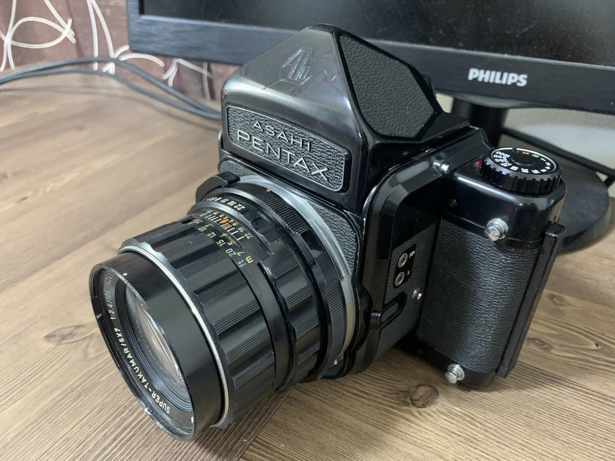 105mm PENTAX TAKUMAR 6×7 F2.4 0 TTL ミラーアップ ⁄ smc Takumar +