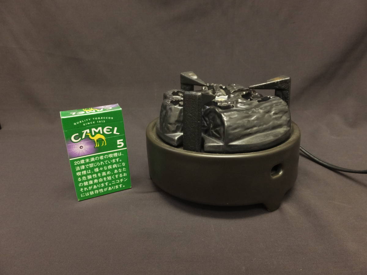 ヤマキ電器 茶道具 風炉用 電熱器 電気炭 遠赤外線ヒーター 炭型 五徳なし