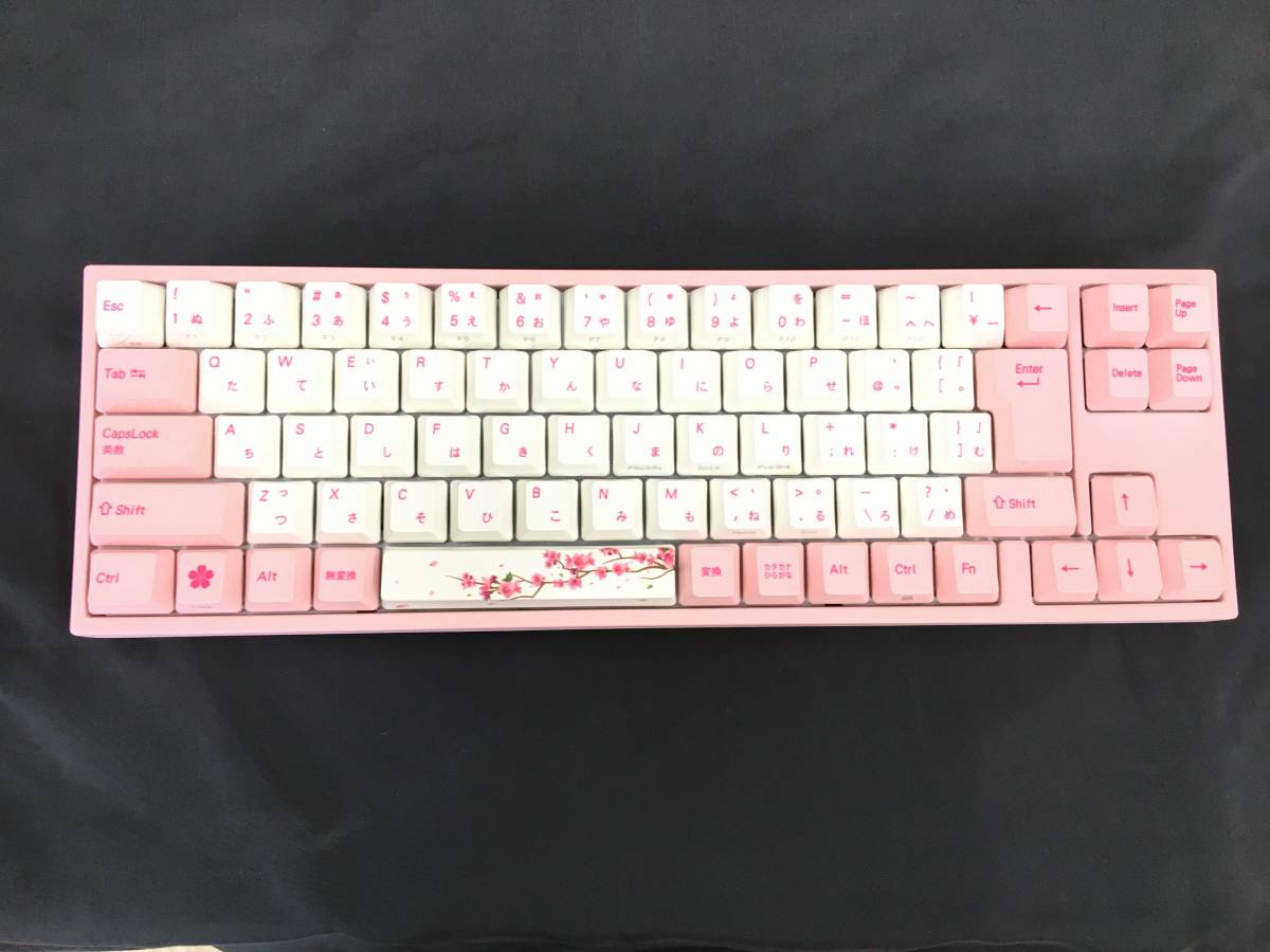 ◎PC用キーボード[Ducky×VARMILO‐桜-MIYA PRO]銀軸/ピンクLED/Cタイプ 