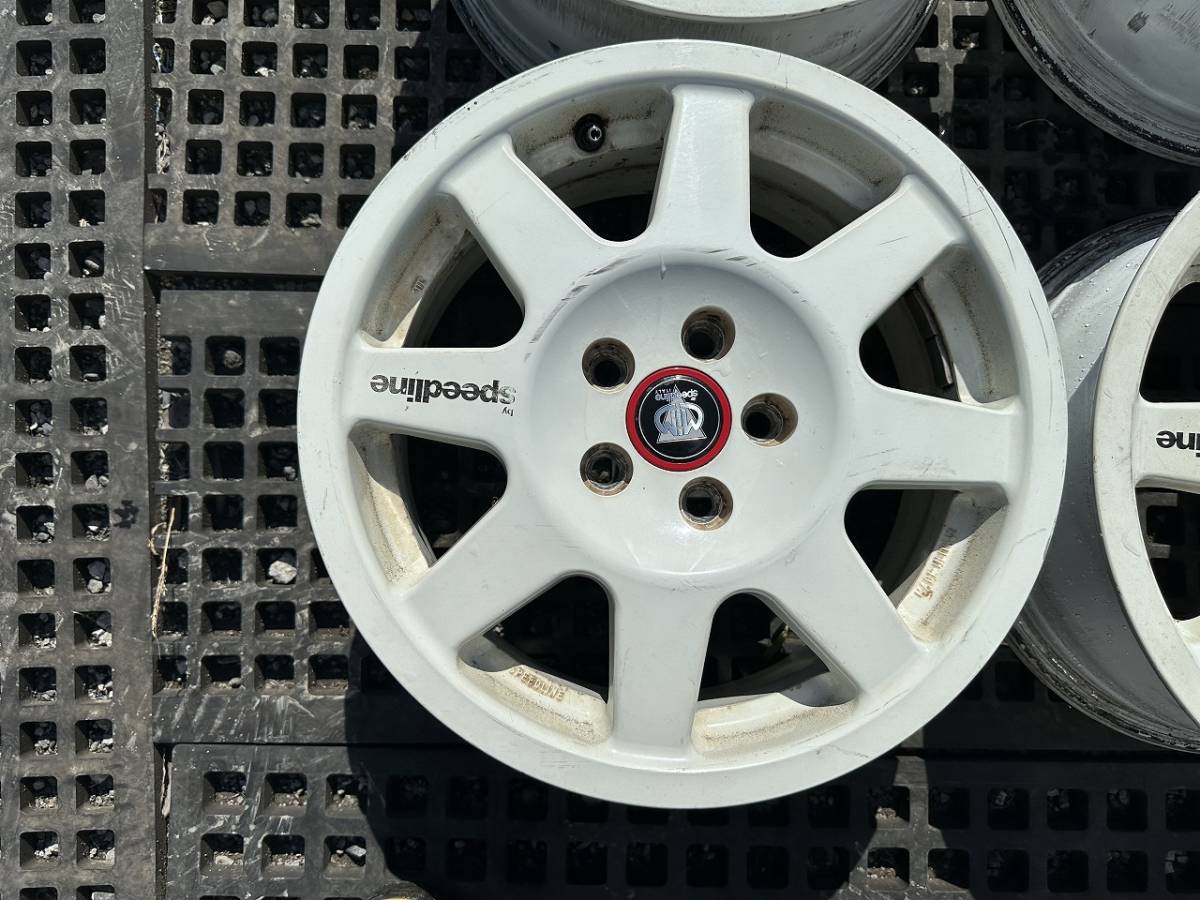 Speed line SL942 15in×6.5J +45 PCD100 4本【中古/埼玉より発送