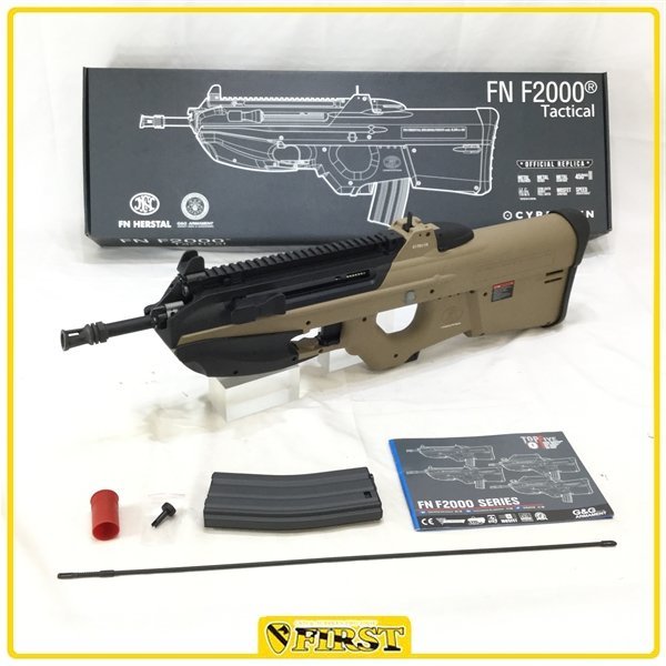 7929】G&G/CYBERGUN製 FN F2000 Tactical FDE 電動ガン ETU_1