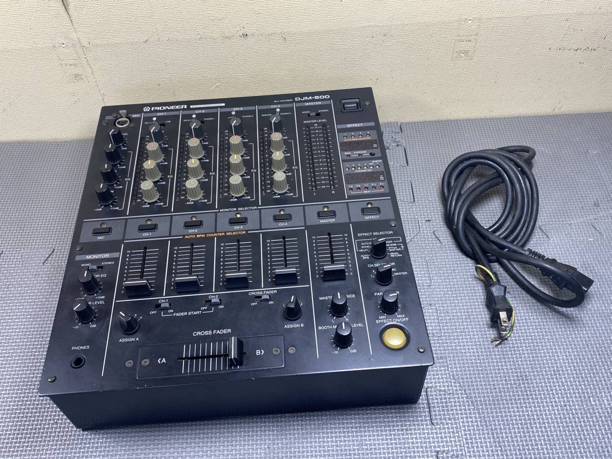 822 Pioneer DJM-500 DJミキサー パイオニア
