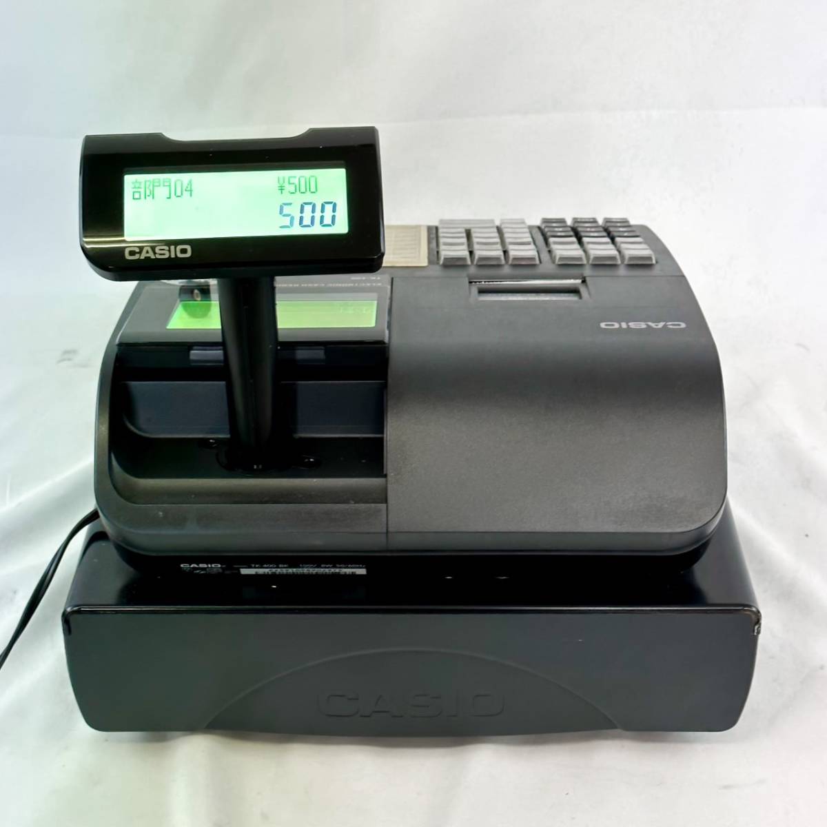 CASIO レジスター TK-400 カシオ ドロアキー欠品 CASIO レジスター TK