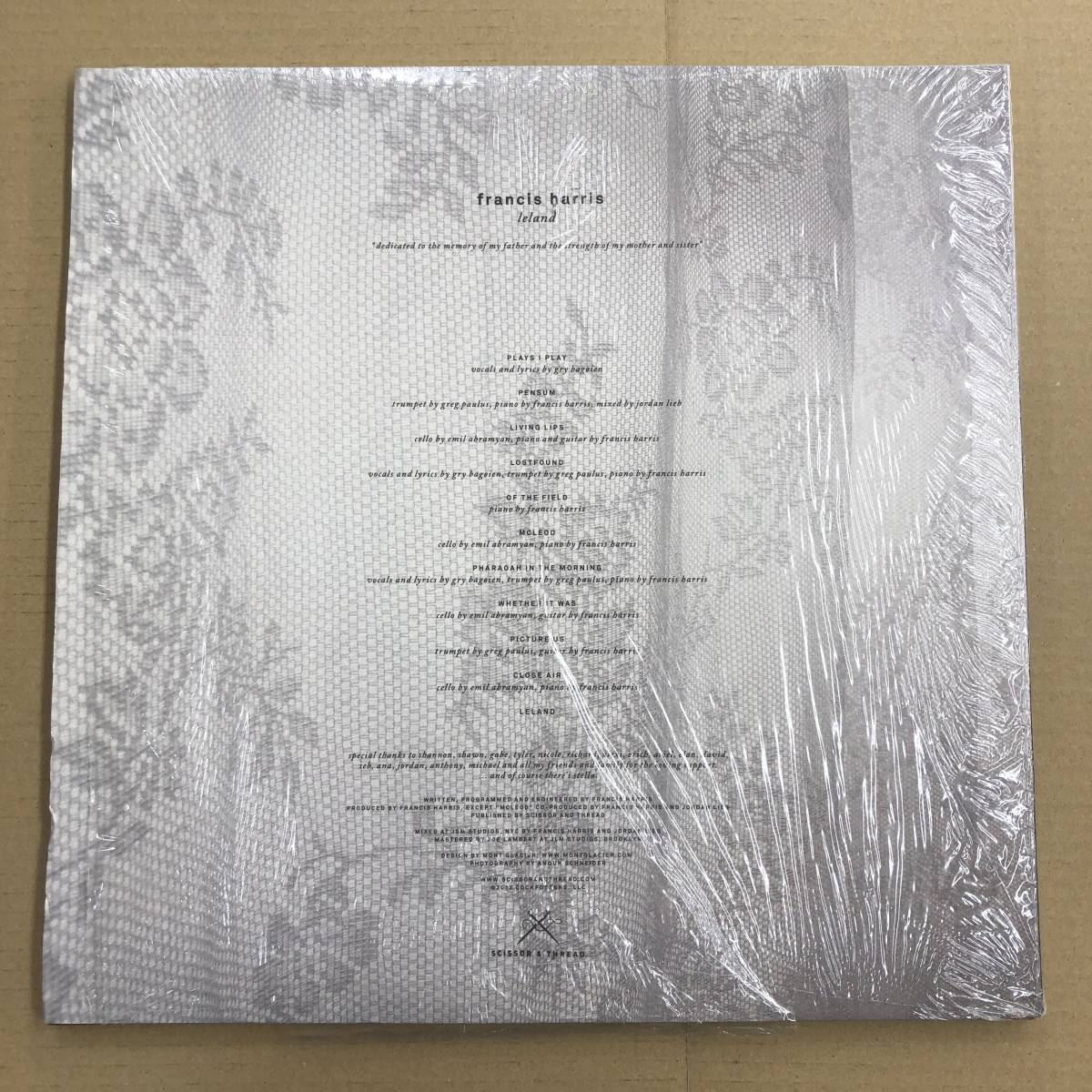 ■ Francis Harris - Leland【LP】SAT005LPX アメリカ盤 3枚組 アンビエント音響ハウス_2