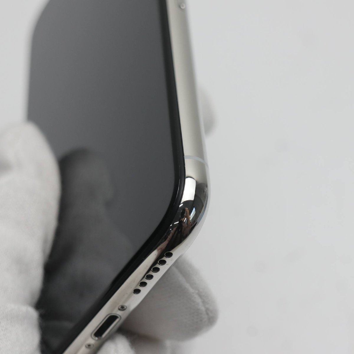 新品同様 SIMフリー iPhoneX 64GB シルバー スマホ 即日発送 スマホ