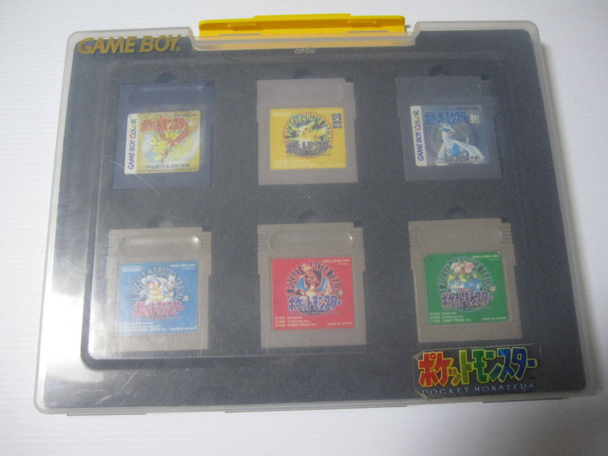 GB ゲームボーイ ソフト】ポケットモンスター 赤/緑/青/金/銀