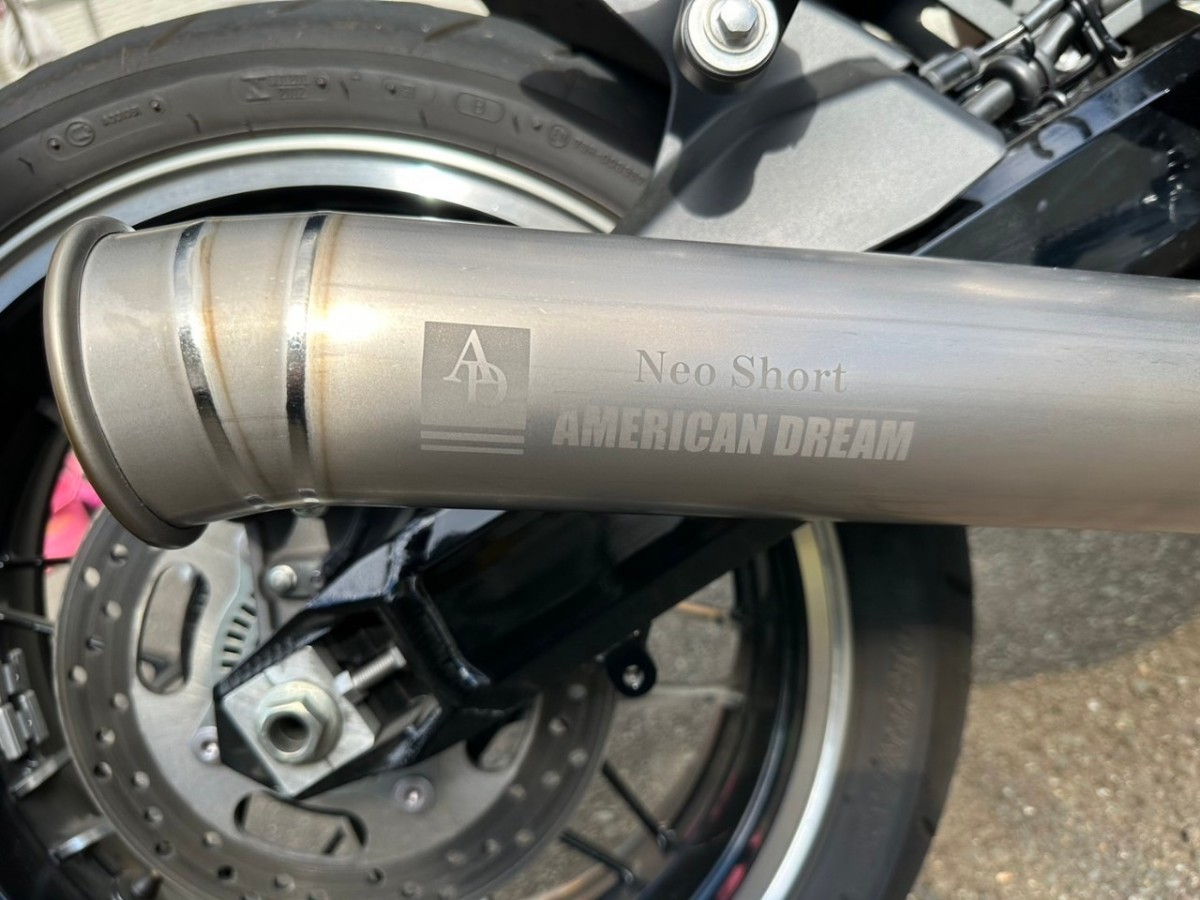 公式新製品 アメリカンドリーム NEOショートマフラー チタン Down 