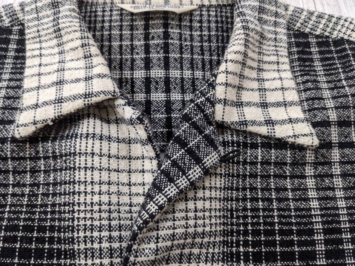 cootie Ombre Check Open Collar Pullover Ombre Check Open Collar
