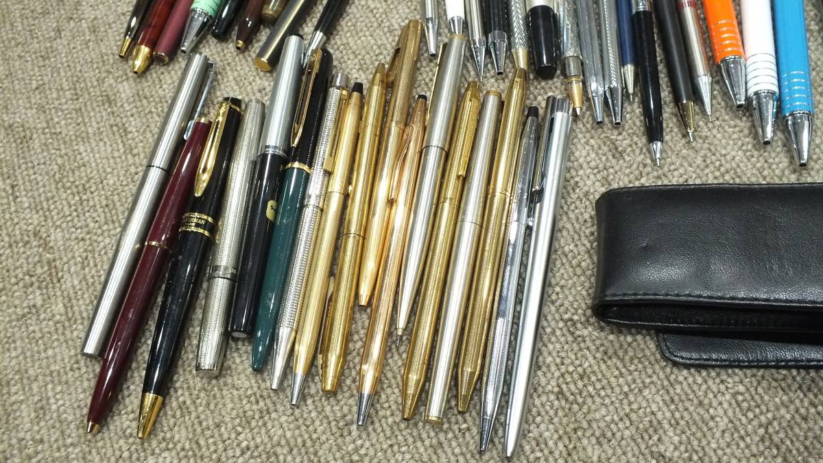 MONTBLANC PILOT PARKER WATERMAN CROSS SHEAFFER など□筆記用具 70本