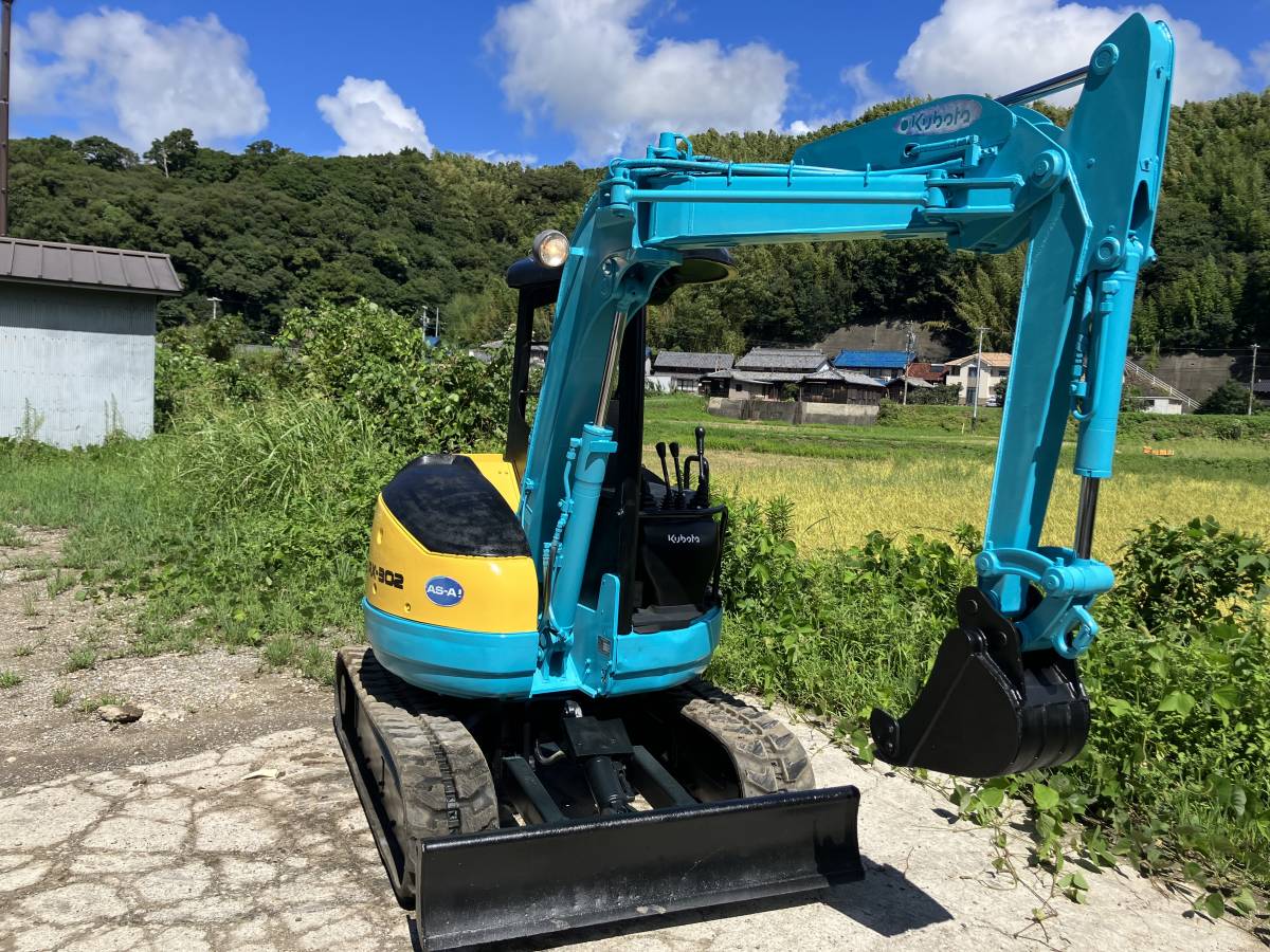 クボタ RX-302 ミニショベル 3トンクラス 倍速有り 1278時間 クボタ 