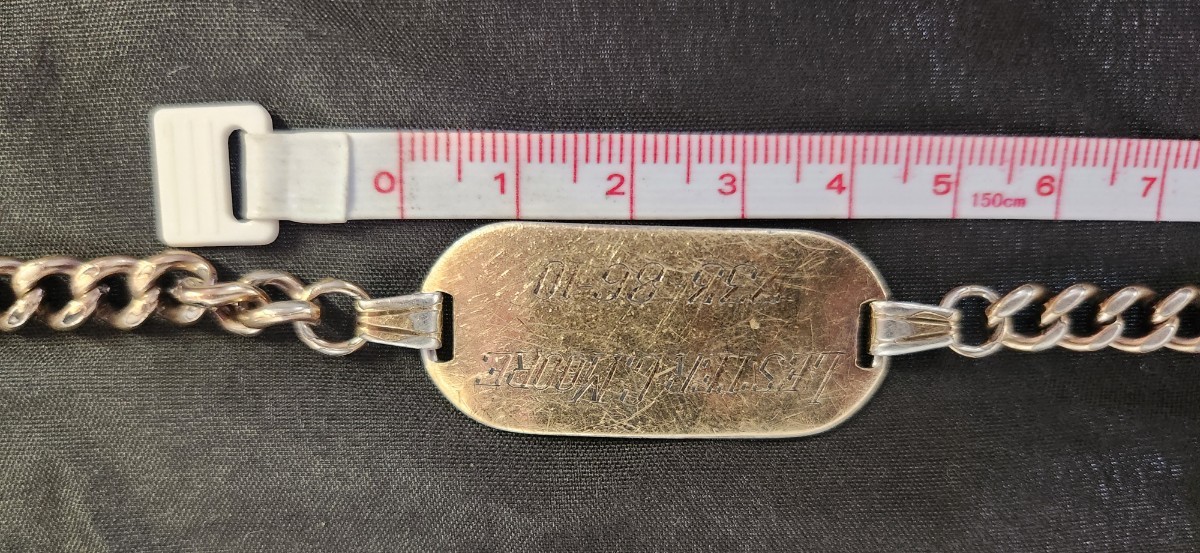 ヴィンテージ IDブレスレット 当時物 army US NAVYブレス 40年代 40S 