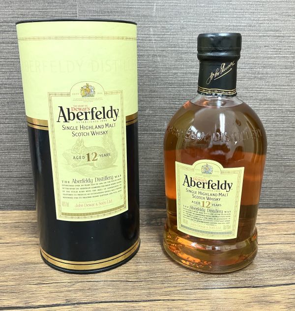 未開栓/長期保管品 アバフェルディ 12年 旧ボトル 750ml 40% 箱付