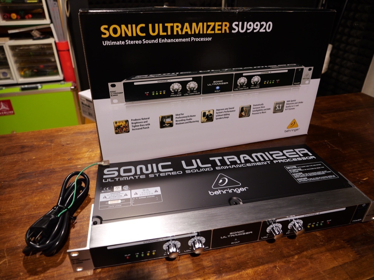 送料無料 中古美品 behringer SU9920 SONIC ULTRAMIZER ベリンガー ステレオ・エンハンサー 2023年2月21日新品購入