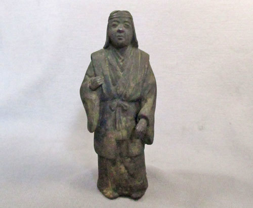江戸期 古銅製 女神像 木花咲耶姫命像 検 仏教美術神道美術懸仏蔵王 