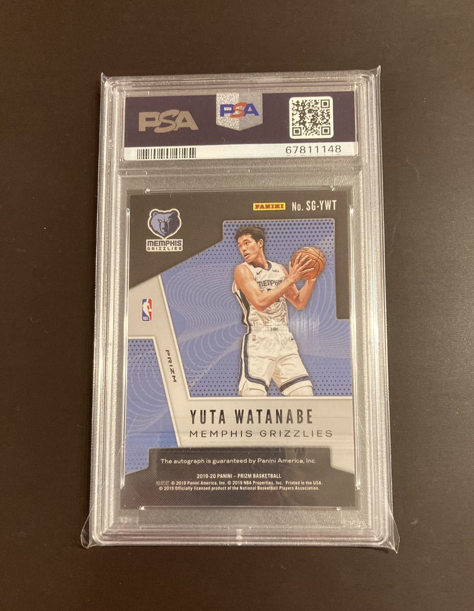 PSA10 大活躍 バスケットボールボール W杯 日本代表 渡邊雄太 直筆 