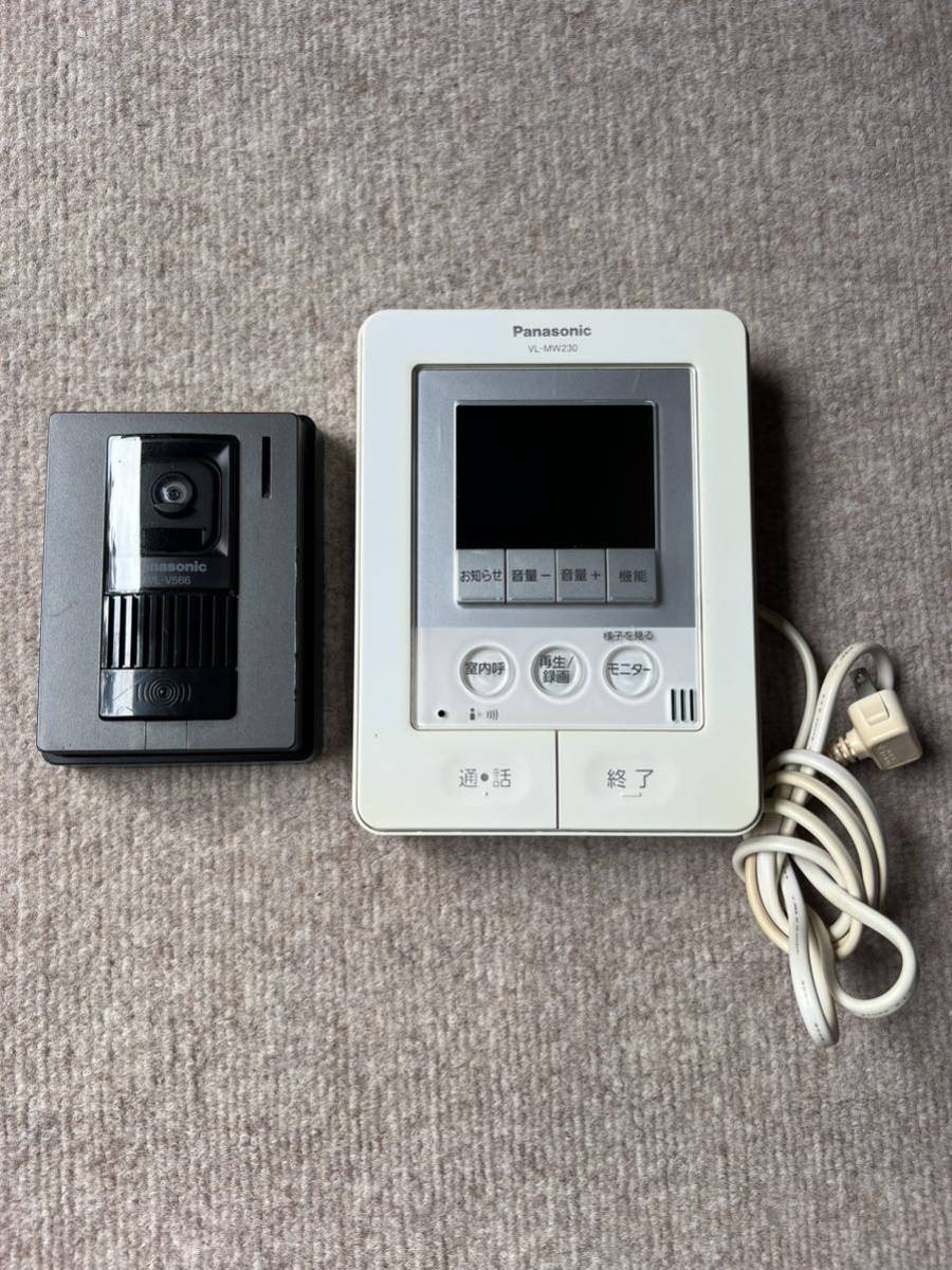 パナソニック インターホン - VL-MW230 Panasonic VL-V566 VL-V566-S