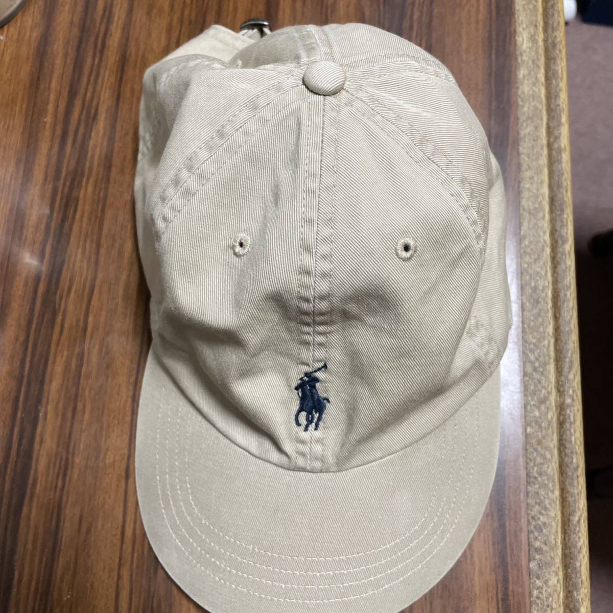 POLO RALPH LAUREN ポロラルフローレン ポロ cap キャップ 帽子 カーキ ベージュ