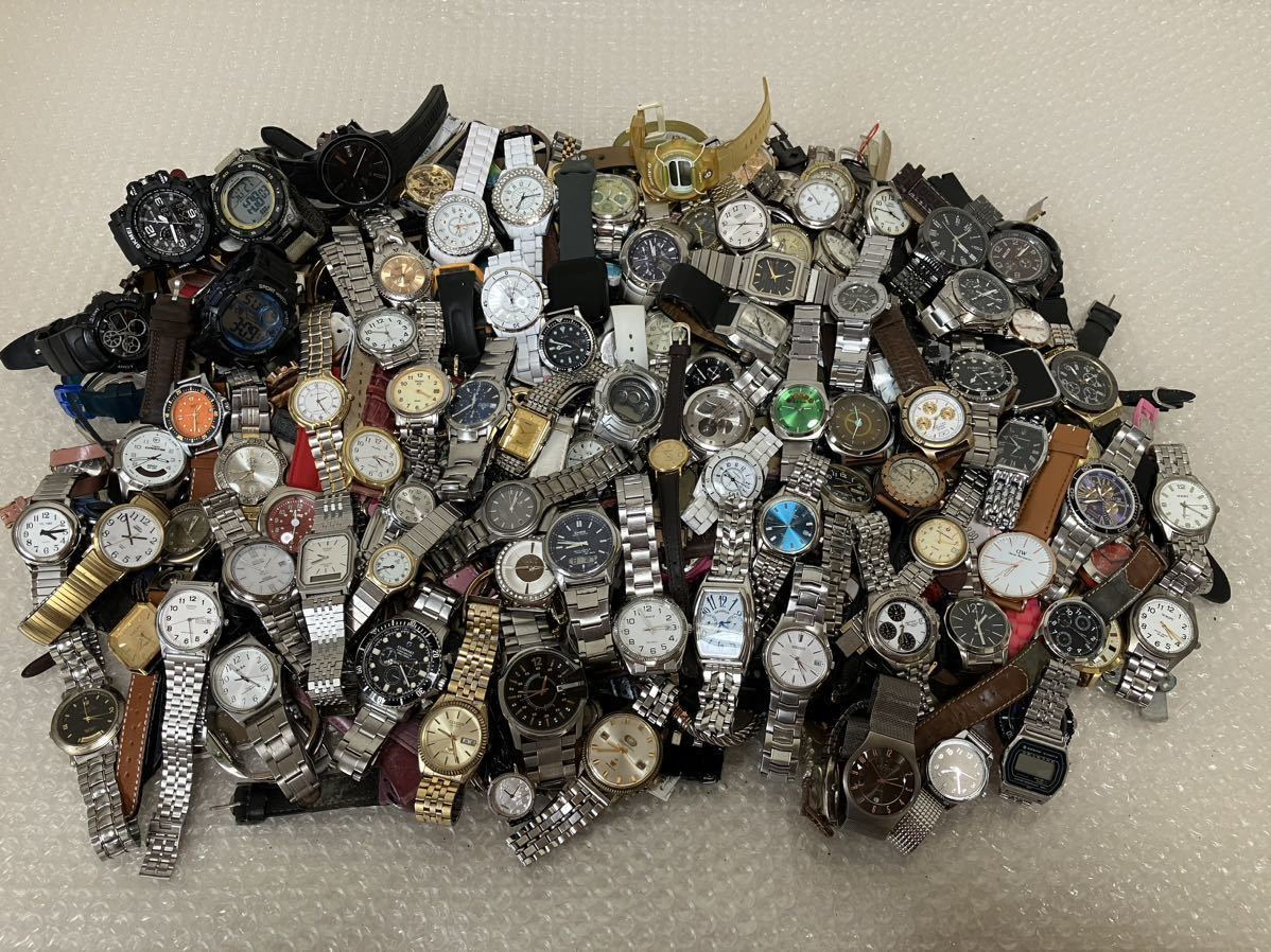 1円〜スタート 腕時計 まとめ 300点 以上 大量 まとめて SEIKO CASIO CITIZEN など ジャンク まとめて売り セット[1]