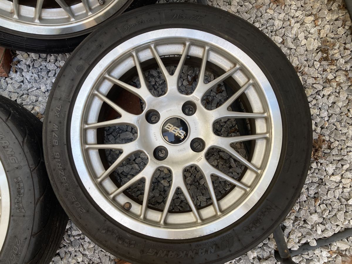 BBS 7j +40 4穴 205/45R16 PCD 114.3 コルト等(ラジアルタイヤ)｜売買 
