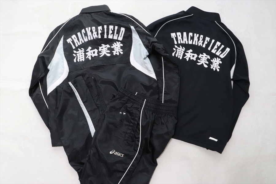 【セール】浦和実業高校サッカー部　ウィンドブレーカー 埼玉県 浦和実業高校 陸上部 ウインドブレーカー上下 ジャージ