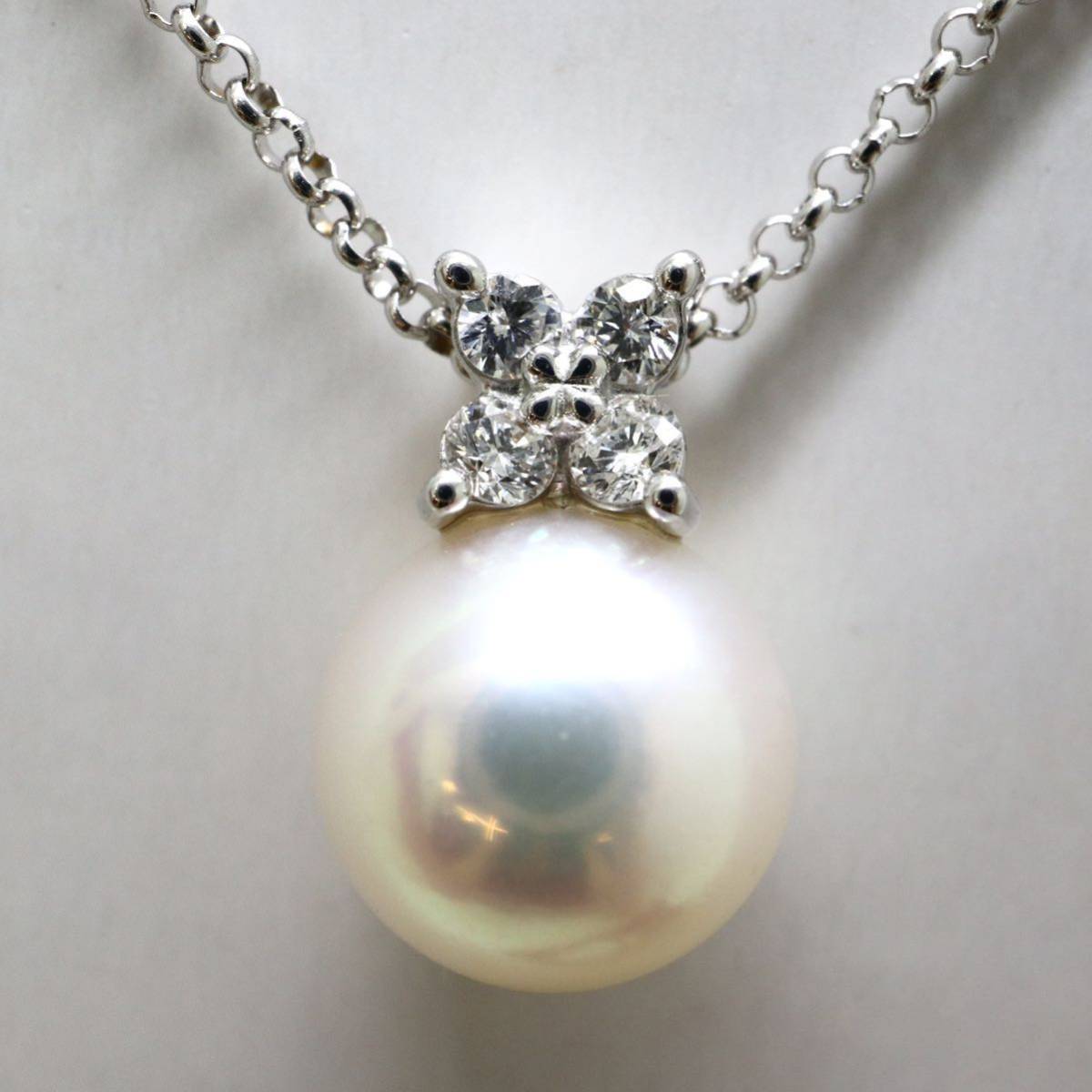 TASAKI(田崎真珠)◇K18アコヤ本真珠ネックレス◇S 2.2g 40.0cm パール