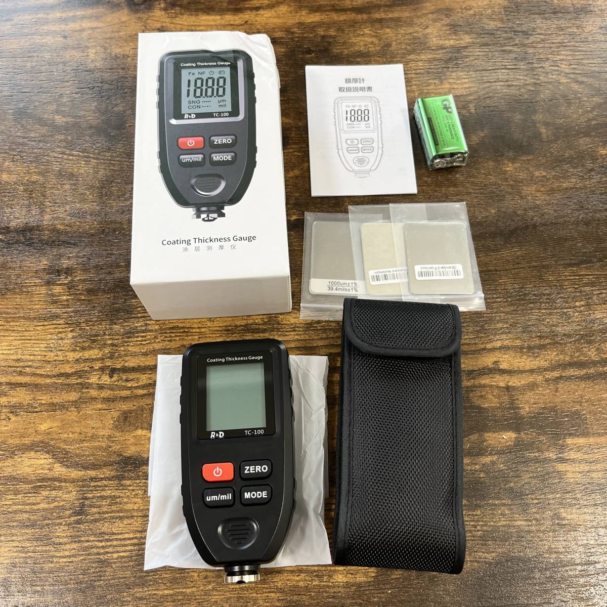 未使用】膜厚計 LM1310 膜厚測定 デジタル膜厚計塗装 オート 