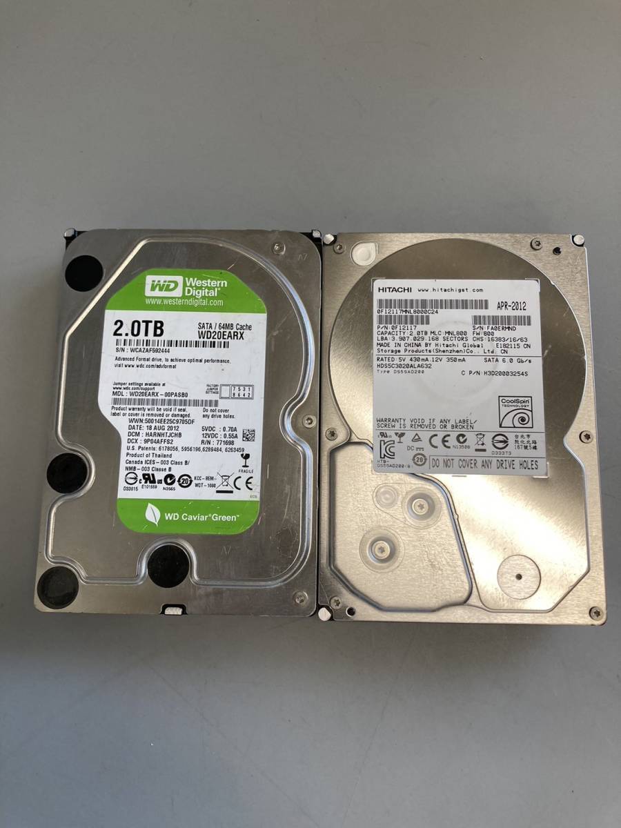 Western Digital Green 【3.5インチHDD】 2TB×2 Green 3