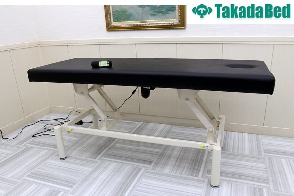 超美品！20年製 有孔電動昇降 ボディベッド リモコン付 Takada高田