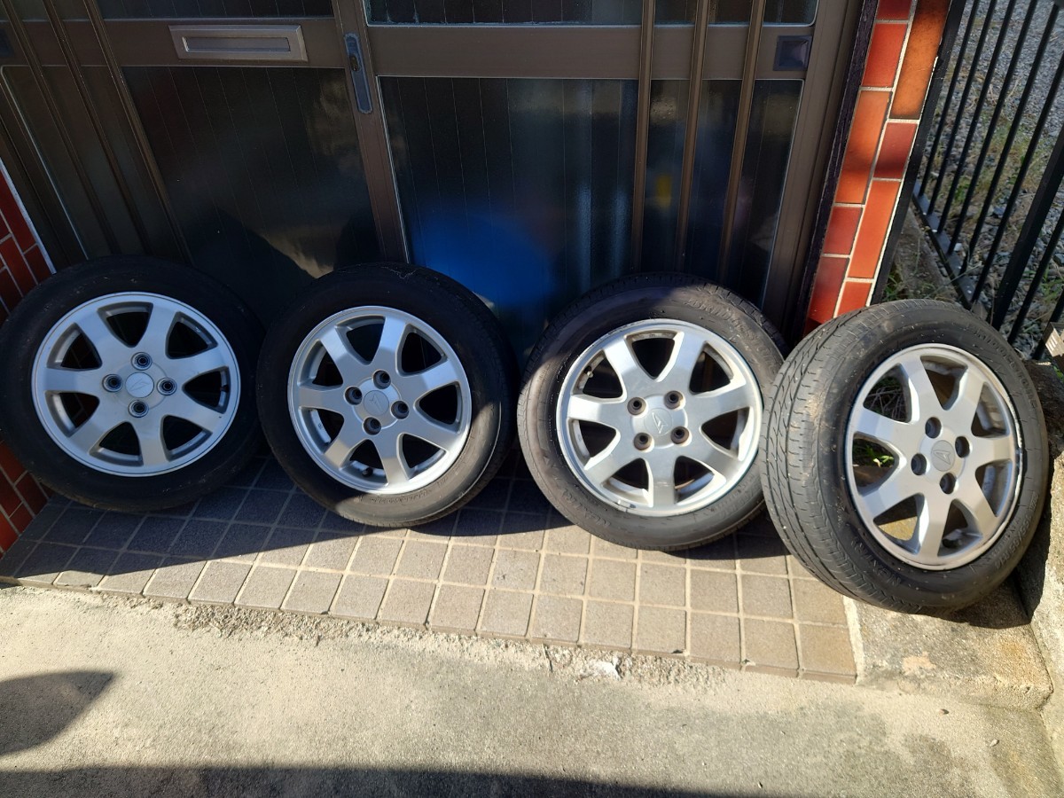 AGA Saksenザクセン5.5J-14+35 100/4H ハブ57.1 165/70R14 14インチ 