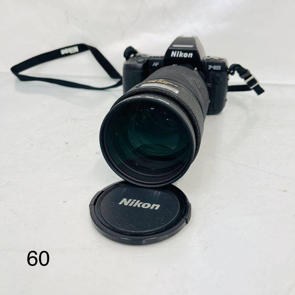 8SC121 Nikon ニコン F-801 オートフォーカス フィルムカメラ レンズ NIKKOR 80-200mm 一眼レフ カメラ 中古 現状品 動作未確認